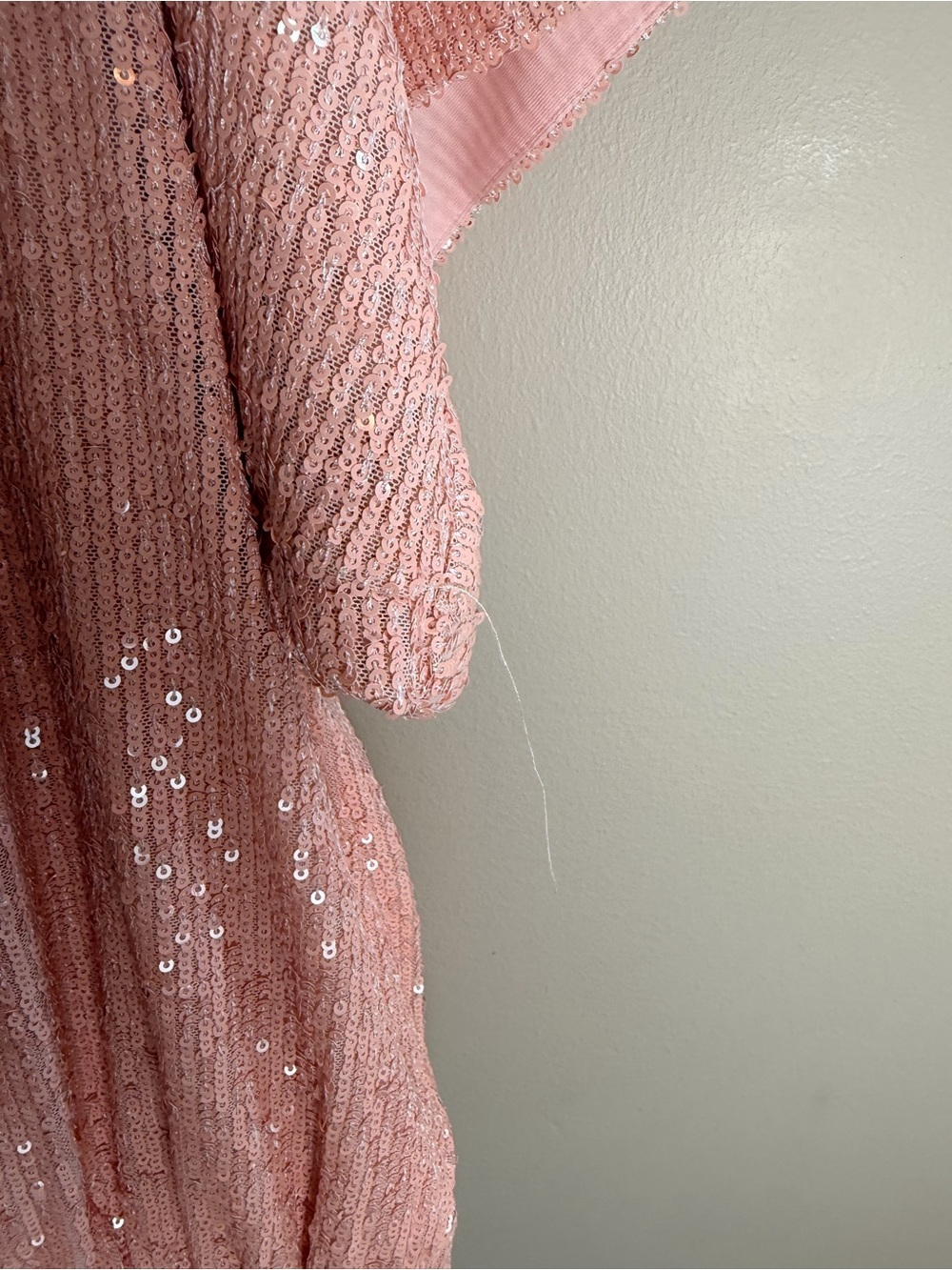 NWT Trina Turk Sprite 2 Sequin Top Blush Pink - Picture 5 of 5